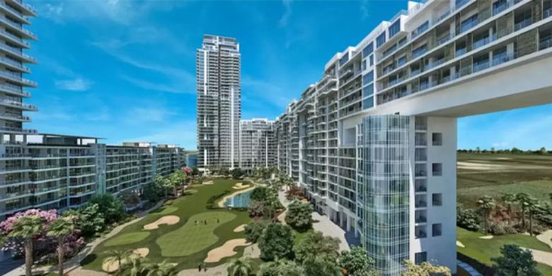 Golf course extension road